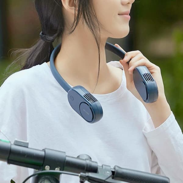 Quạt làm mát đeo cổ thiết kế nhỏ gọn đeo quanh cổ