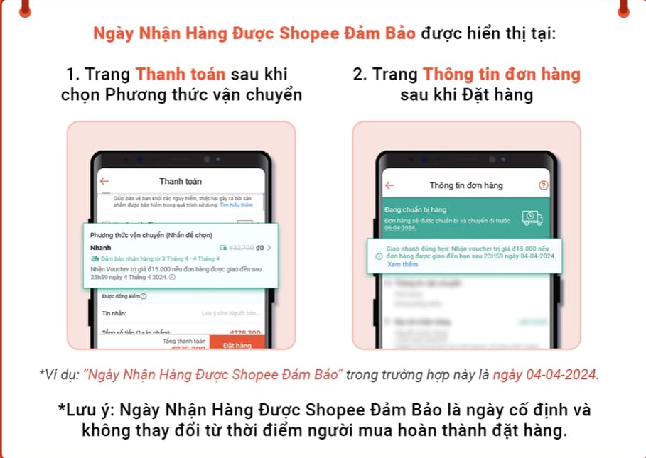 Chương tr&igrave;nh Giao nhanh đ&uacute;ng hẹn - Giao trễ nhận qu&agrave;