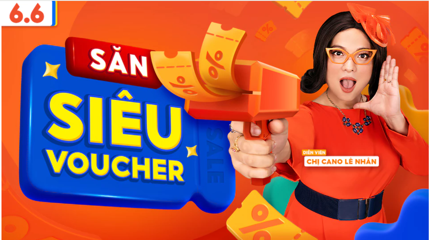 Săn voucher Shopee 6.6 sớm trên điện thoại