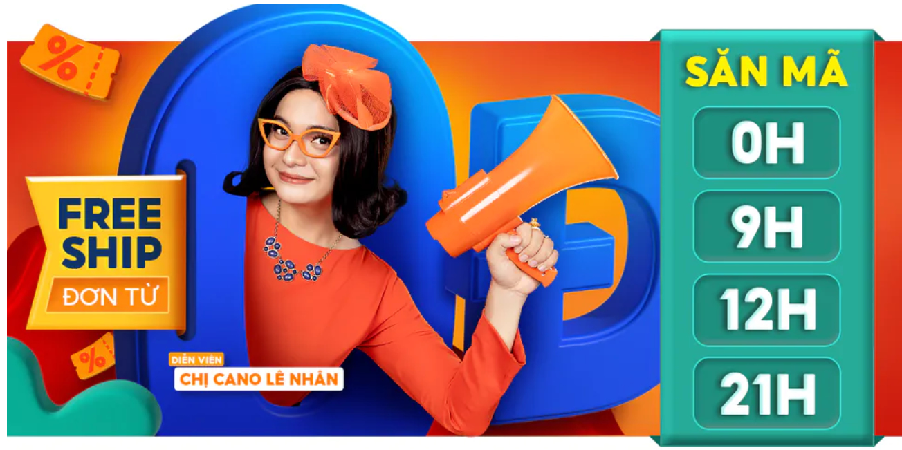 Người dùng săn mã freeship Shopee 6.6 trên điện thoại