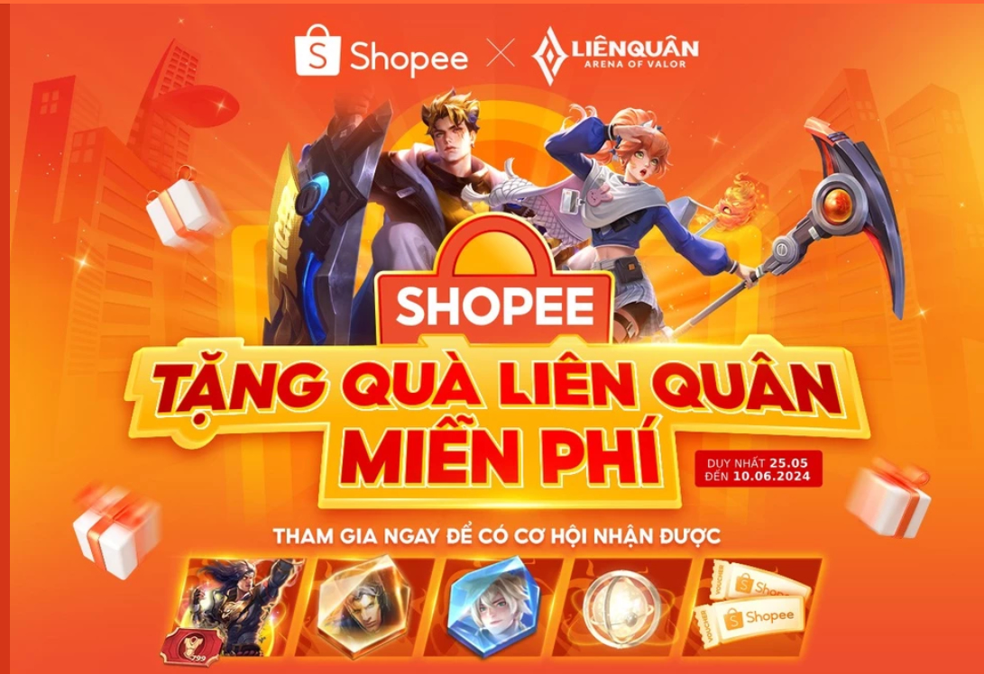Sự kiện Liên Quân Shopee 2024 - Đại tiệc game thủ