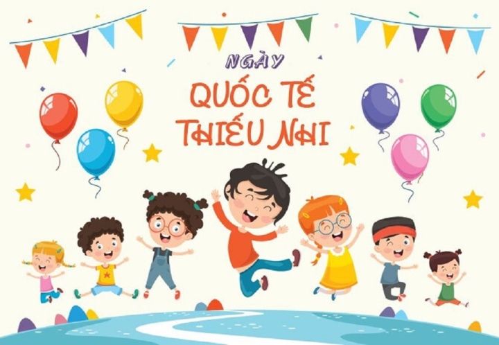 Trẻ em vui chơi trong ngày Quốc tế Thiếu nhi 1/6