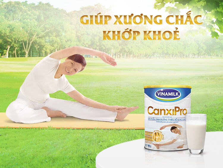 Sữa bột Vinamilk CanxiPro đang giảm giá
