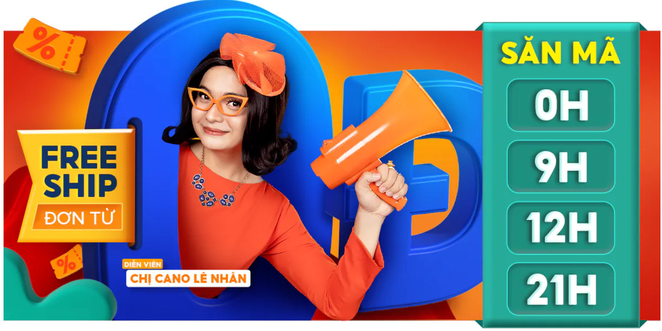 Giao diện săn voucher Freeship trên Shopee 6.6