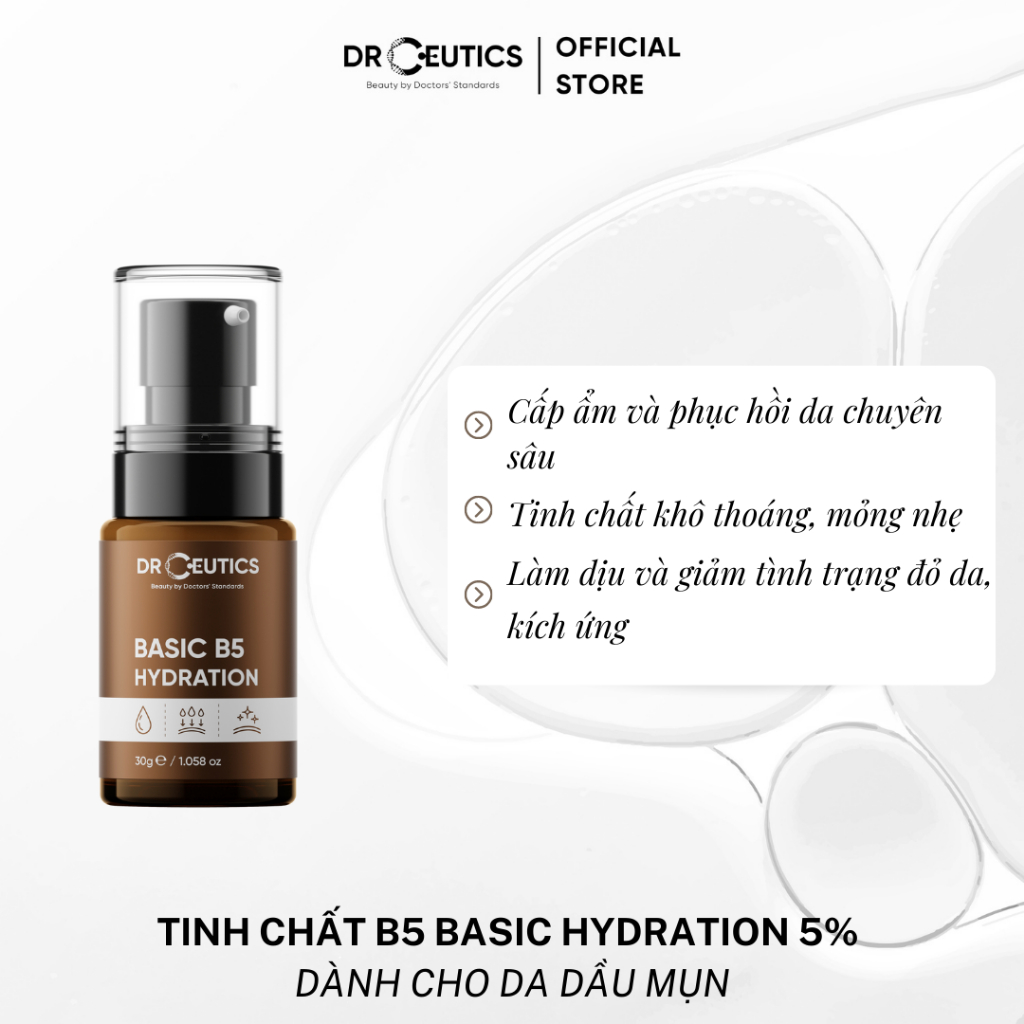 Tinh Chất B5 Basic Hydration 5% DrCeutics