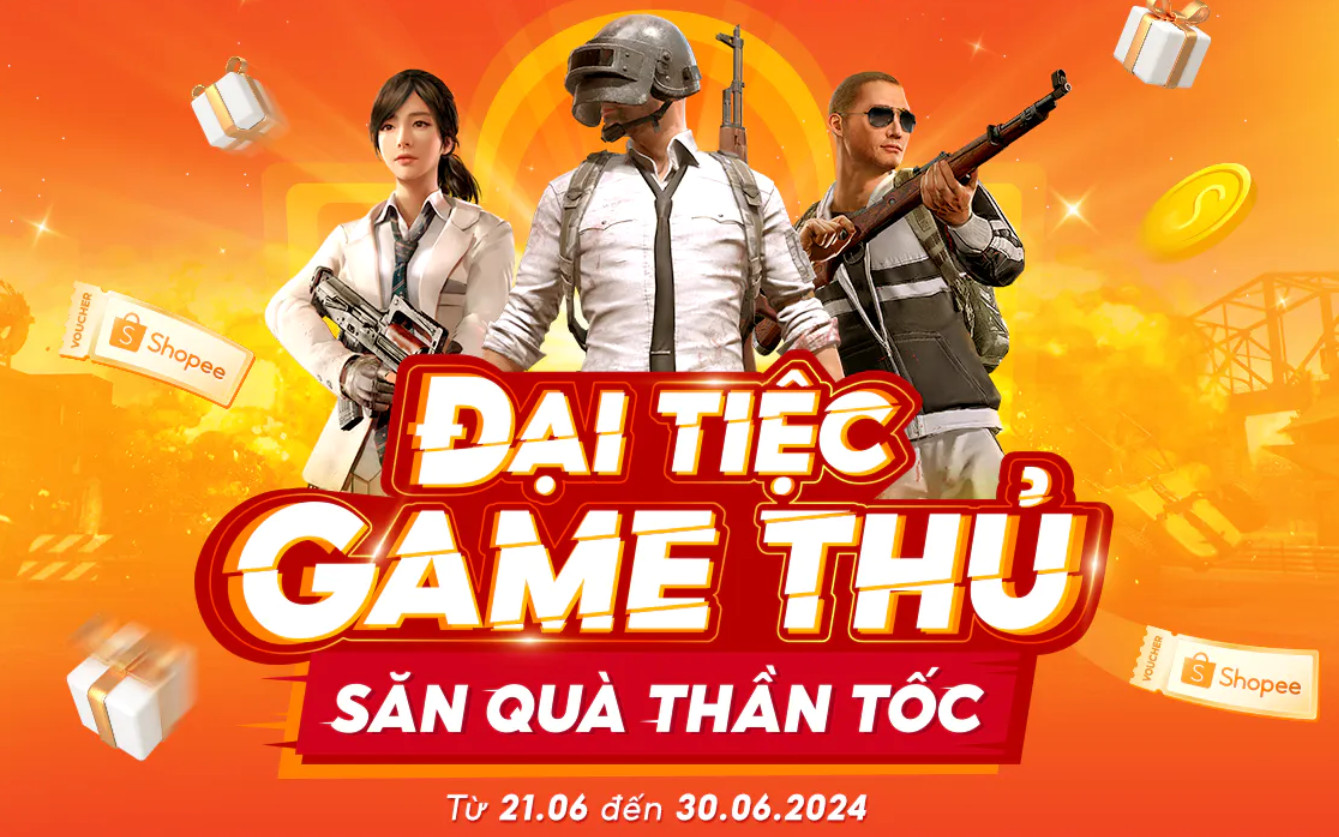 Shopee x PUBG: Đại tiệc game thủ, săn quà thần tốc