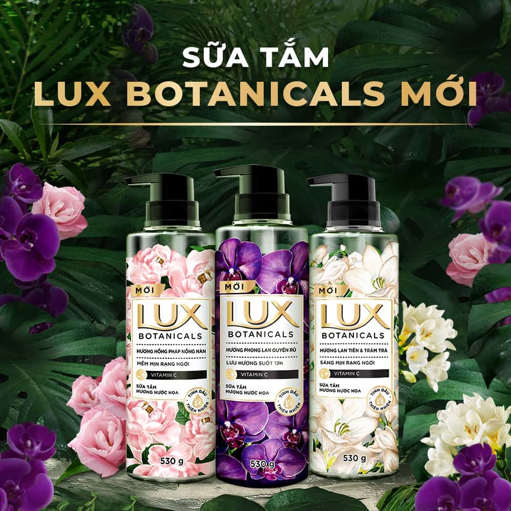 Review sữa tắm Lux Botanical hương nước hoa thơm lâu, sáng mịn rạng ngời