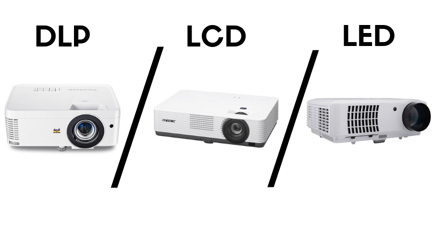 So sánh cấu hình máy chiếu phim mini LED DLP LCD