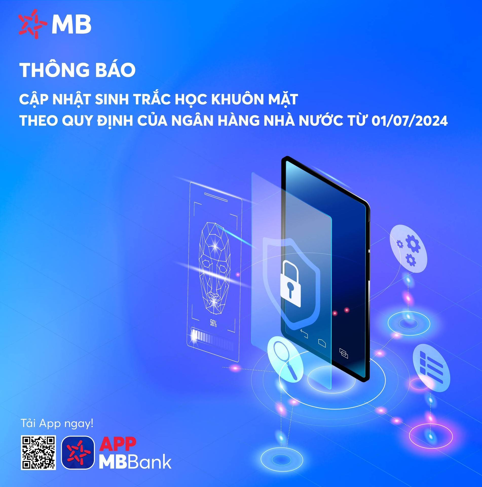 Hướng dẫn cách cài sinh trắc học MB bank siêu đơn giản, chính xác nhất