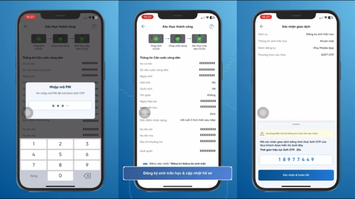 Quét CCCD qua NFC Vietinbank