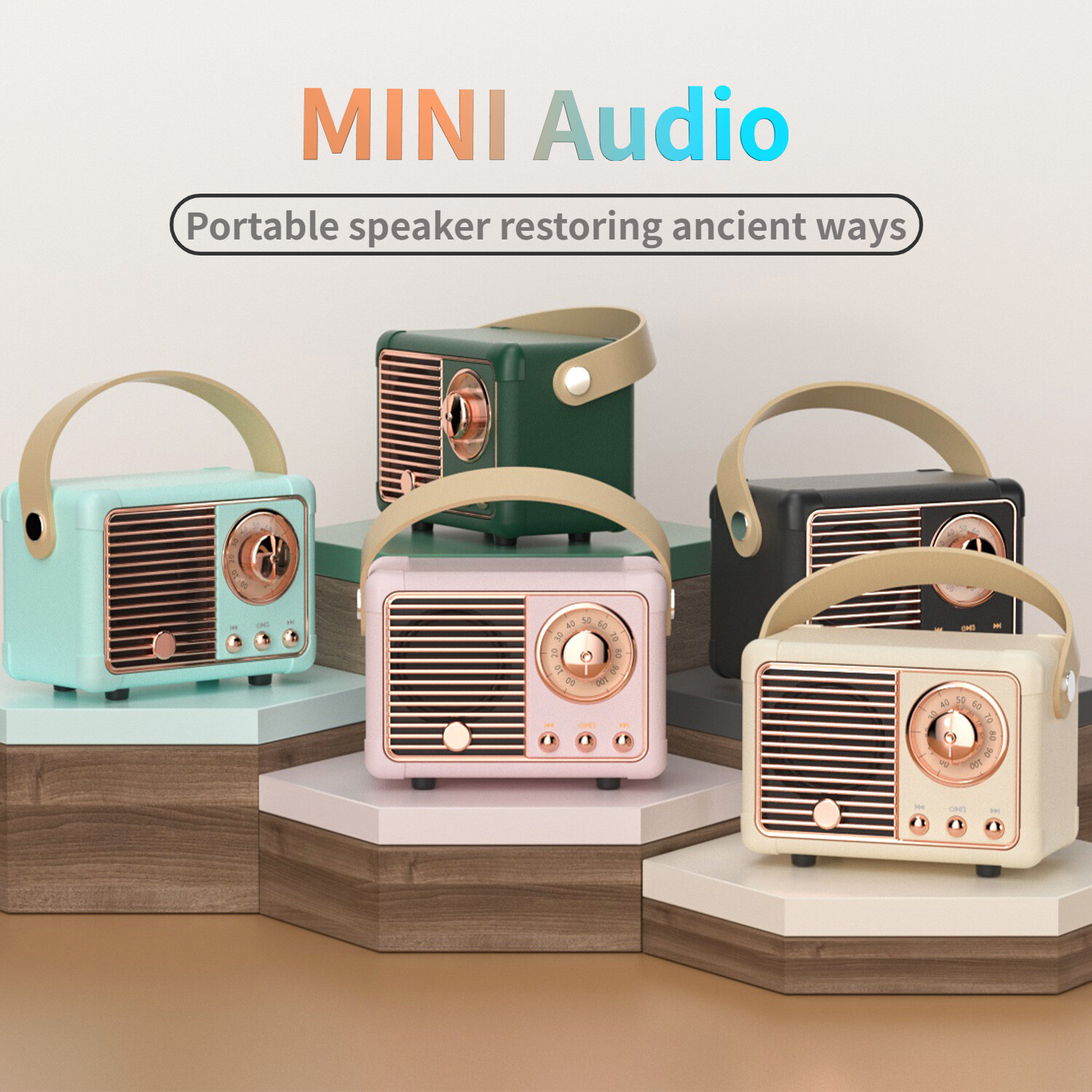 Loa Bluetooth HM11 thiết kế cổ điển