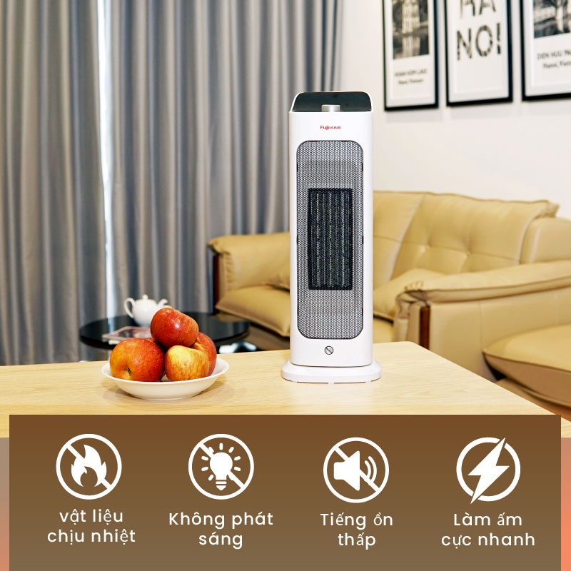 Máy sưởi gốm nhập khẩu không khô da Fujihome