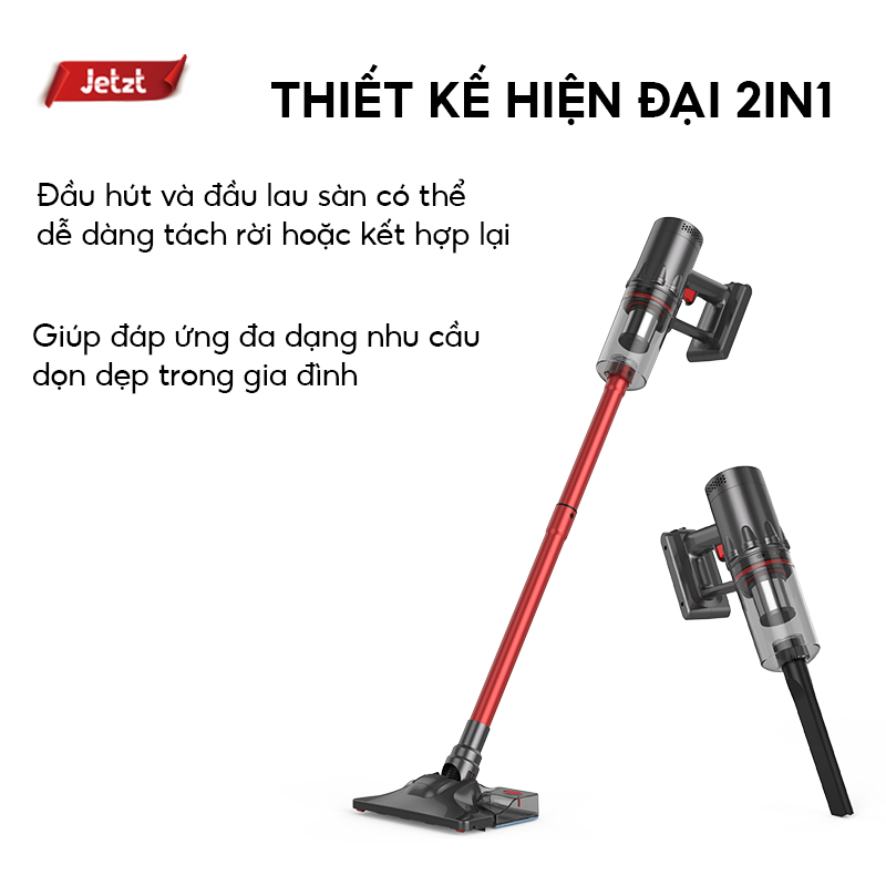 Máy hút bụi không dây JETZT XS23 nhỏ gọn