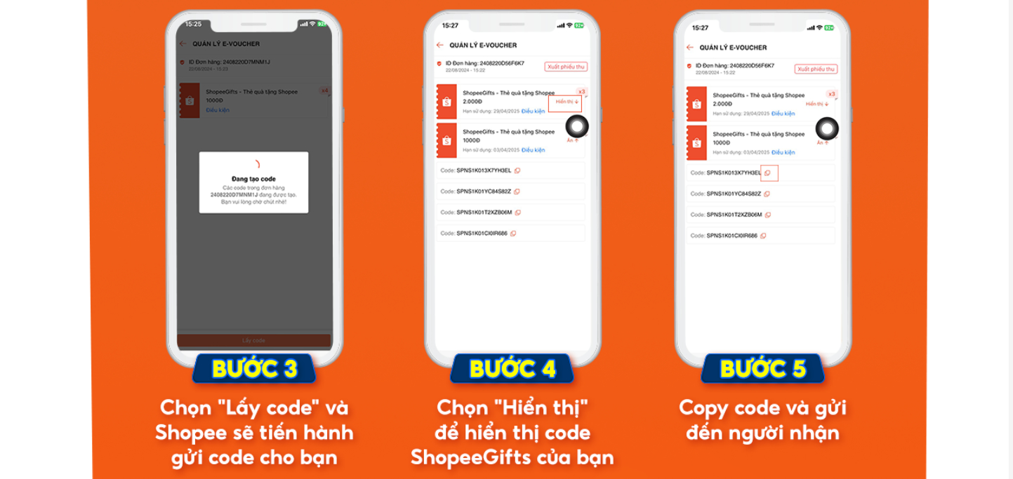 Cách sử dụng Shopee Gift - Hướng dẫn từng bước trên app