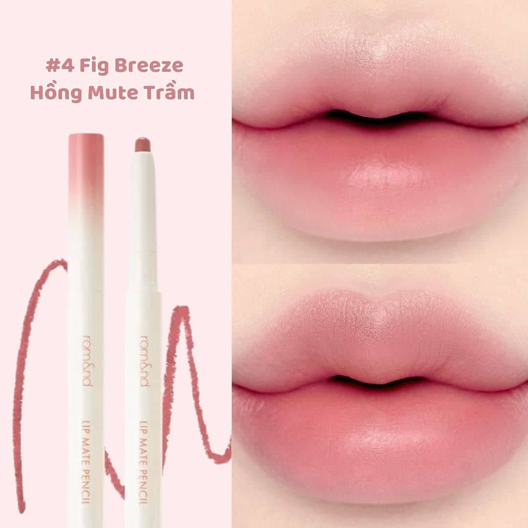 Review chì kẻ viền môi Romand Lip Mate Pencil