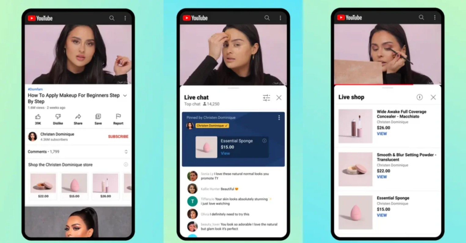 Lợi ích của tính năng mua sắm trên YouTube
