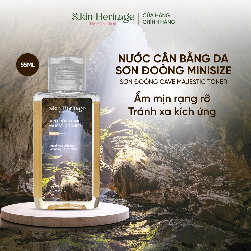 Review chi tiết toner Sơn Đoòng SKIN HERITAGE dành cho da dầu mụn