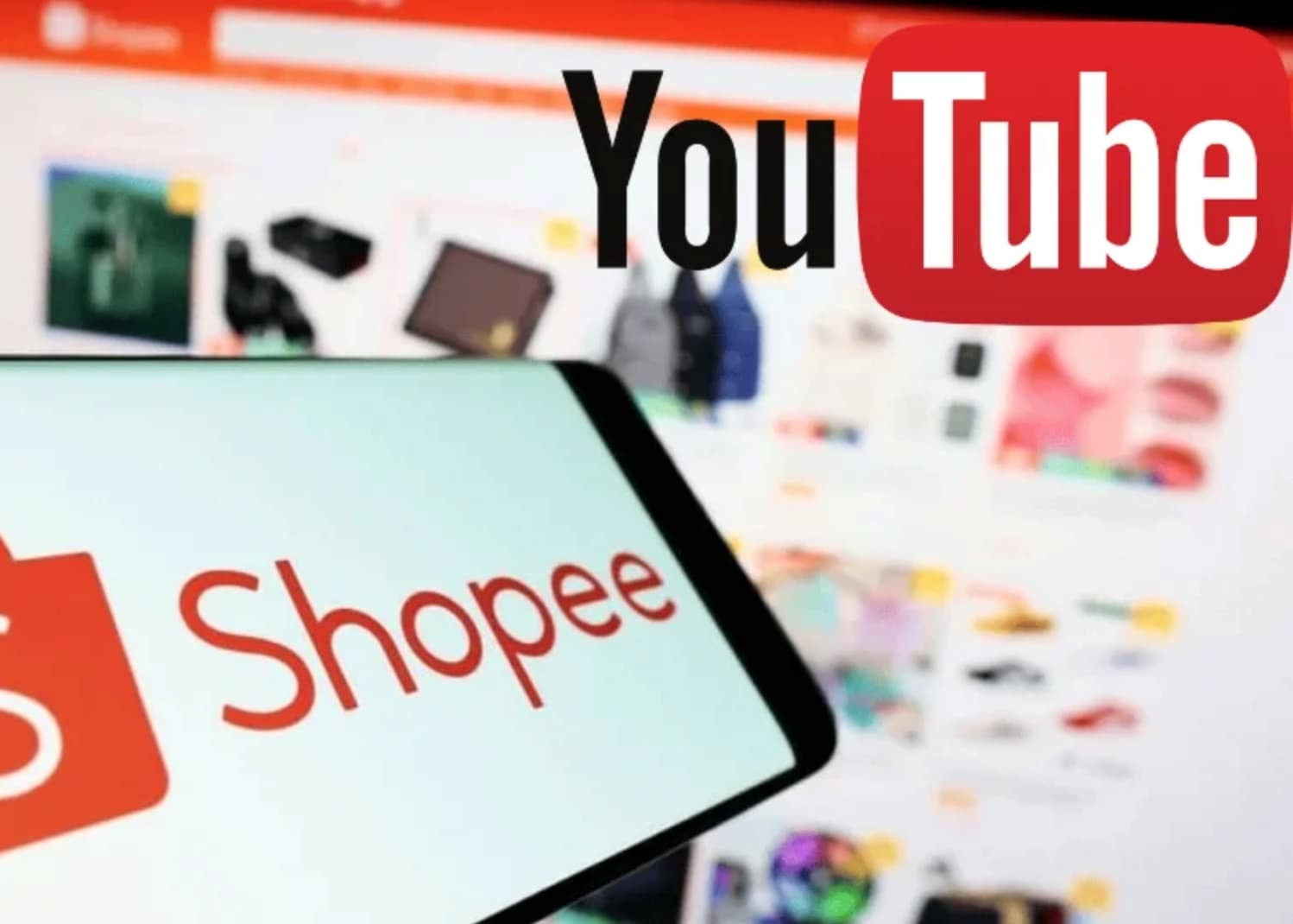 Sơ đồ cách hoạt động YouTube Shopping Shopee với link affiliate