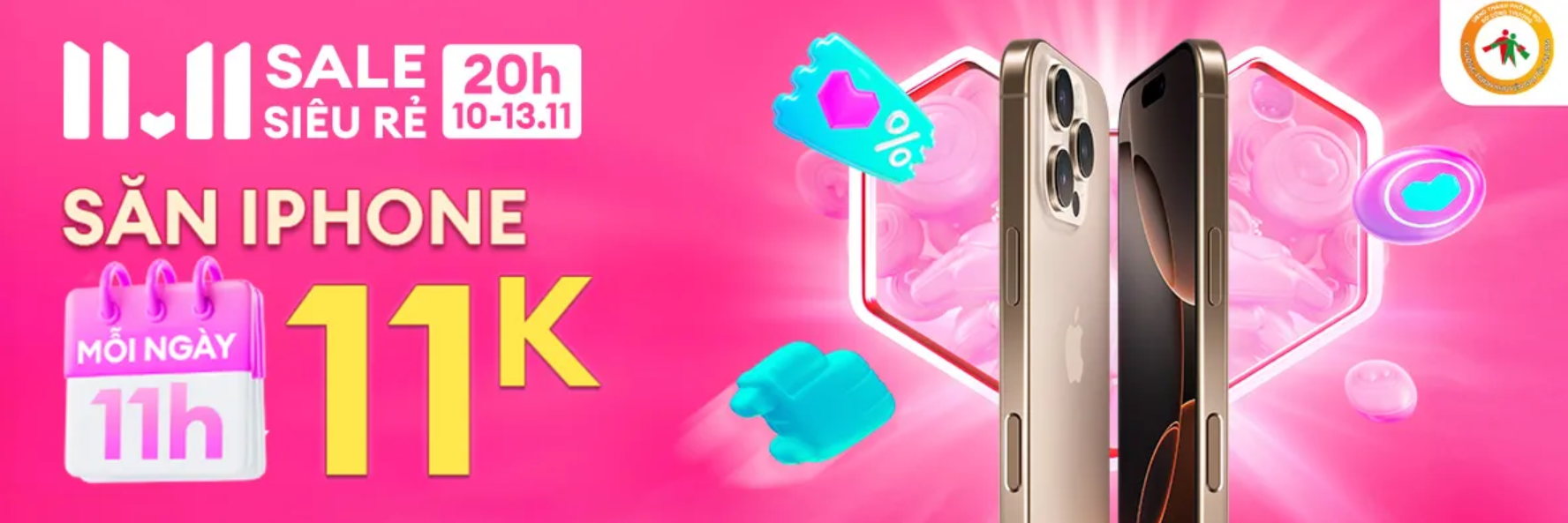 [Hot] Bật mí cách săn iPhone 16 Promax giá 11K trên Lazada cực dễ