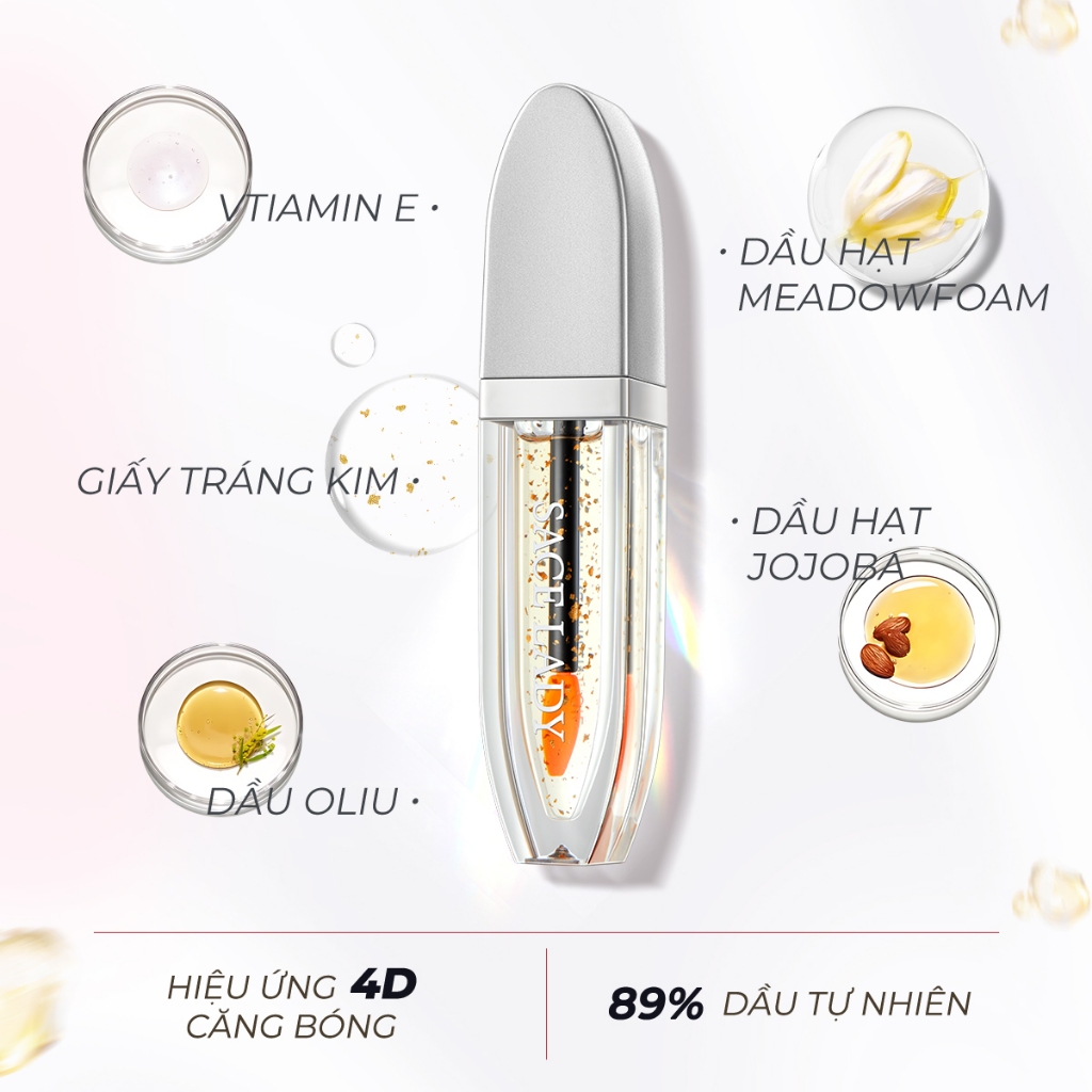 Son dưỡng môi SACE LADY dạng dầu bóng