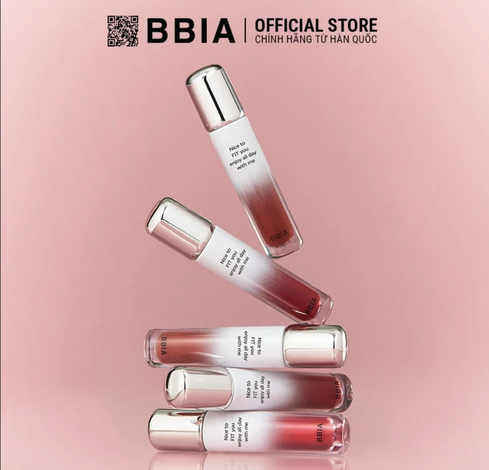 Bảng màu son bóng BBIA Water Fit Tint Mukbang Edition