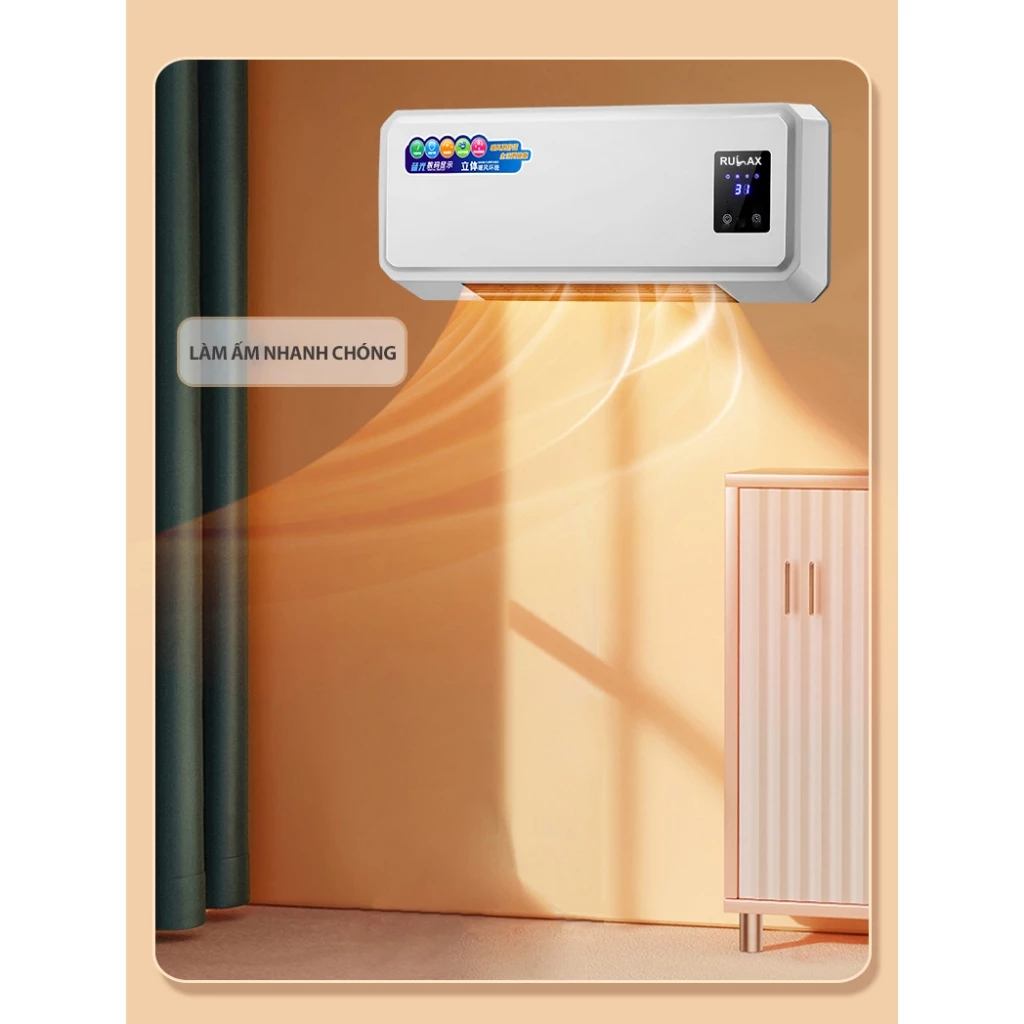 Máy sưởi gốm Ceramic treo tường RULAX