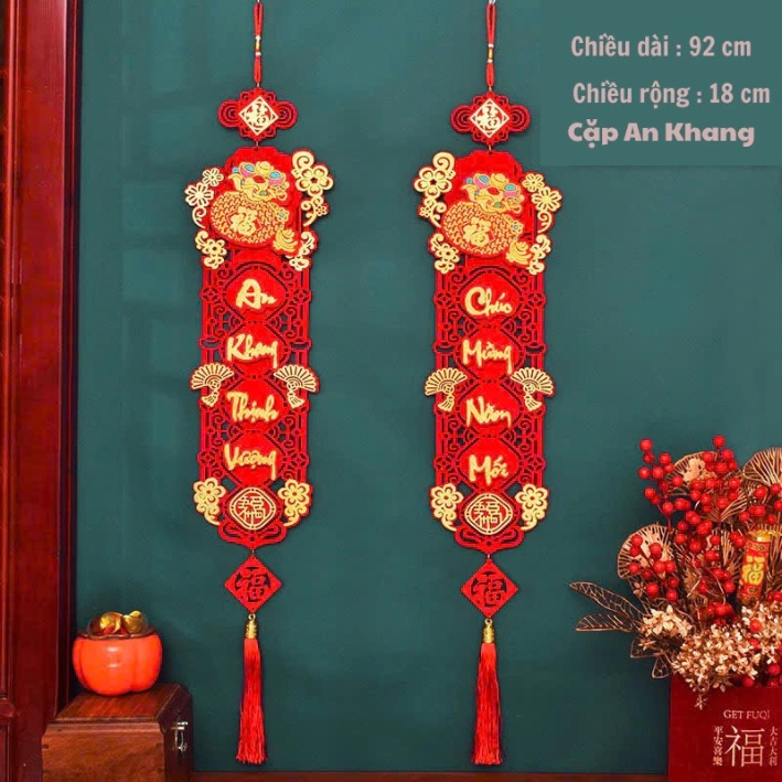 Dây treo Tết tag treo liễn treo cây trang trí