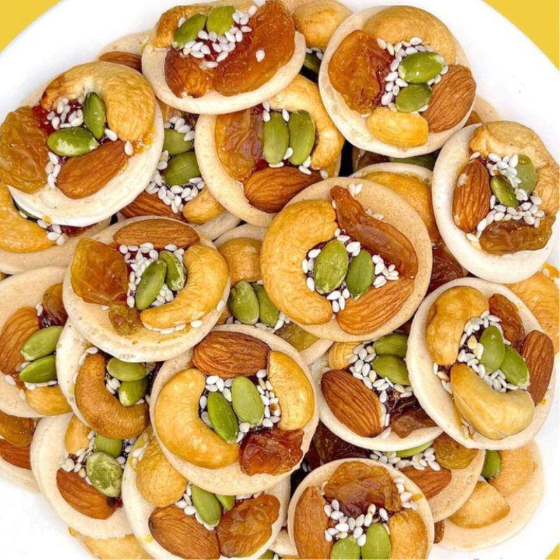 Bánh tròn đồng tiền MIX hạt dinh dưỡng