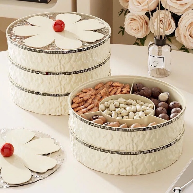 Khay bánh kẹo để đồ trang trí nhiều ngăn