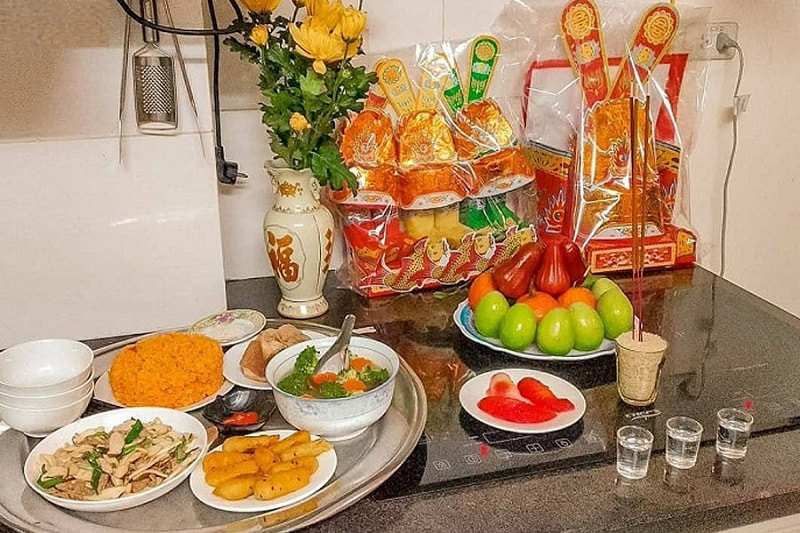Các lễ vật cần thiết cho mâm cúng ông Táo