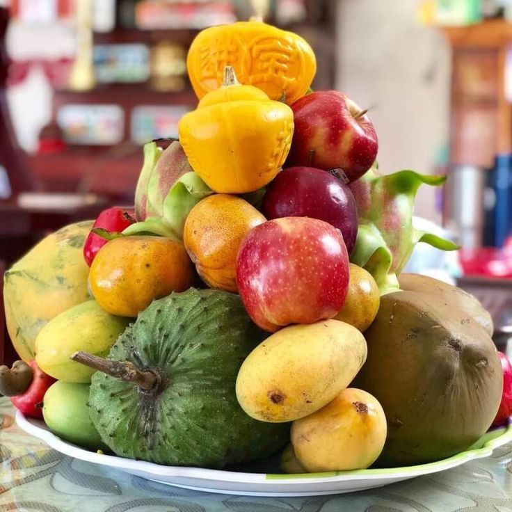 Mẫu mâm ngũ quả miền Nam hình tháp