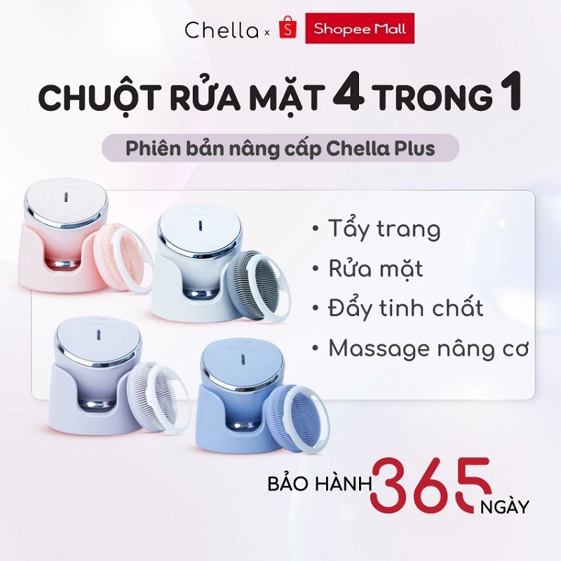 Chuột rửa mặt Chella 4 trong 1 đa năng
