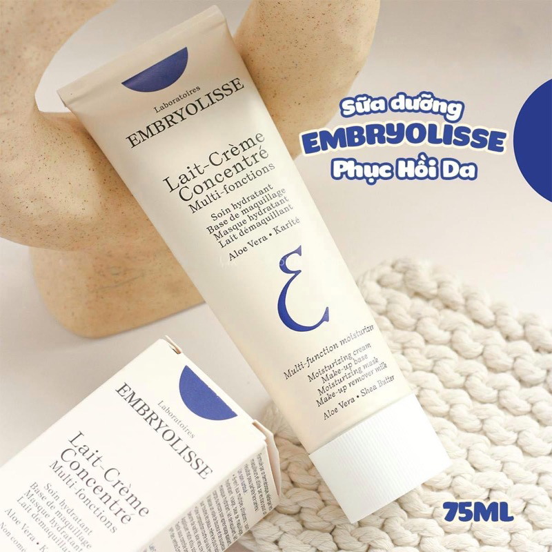Review Sữa Dưỡng Ẩm Embryolisse Lait Creme Concentre dòng siêu phục hồi