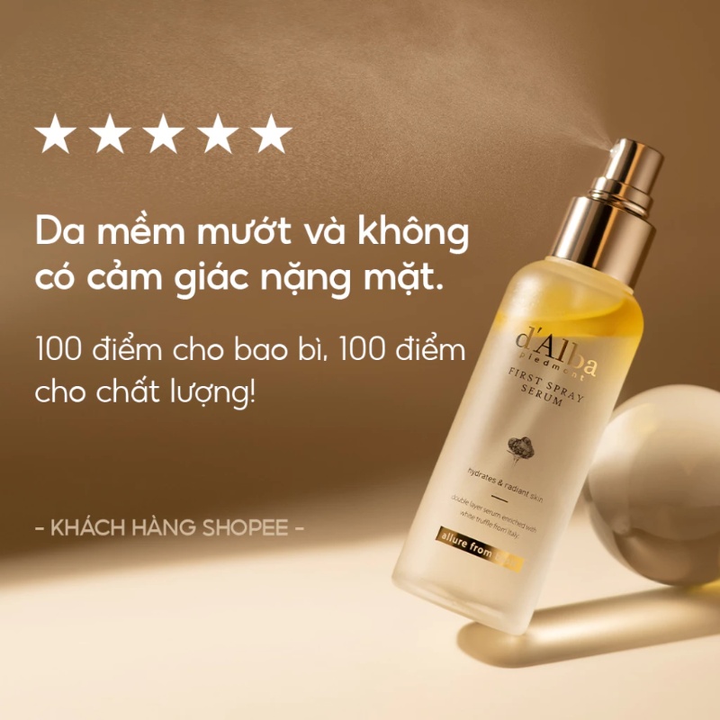 Serum dạng xịt khoáng căng bóng da First Spray