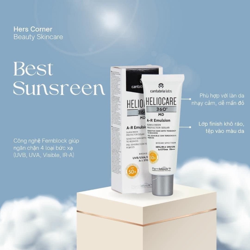 Vì sao kem chống nắng Heliocare A - R Emulsion lại được ưa chuộng?