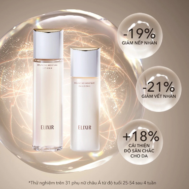 Nước cân bằng dưỡng da Elixir Bouncing Moisture Lotion