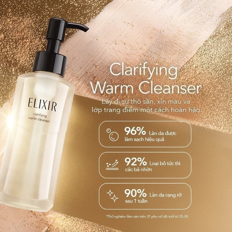 Gel rửa mặt Elixir Clarifying Warm Cleanser dưỡng ẩm