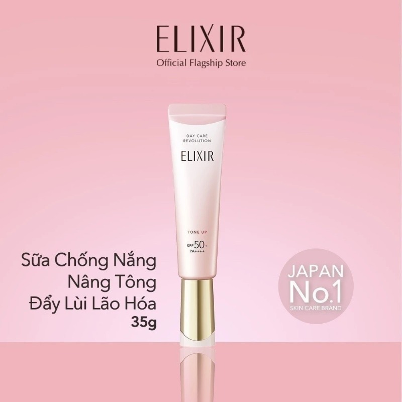 Sữa chống nắng nâng tông Elixir Tone Up