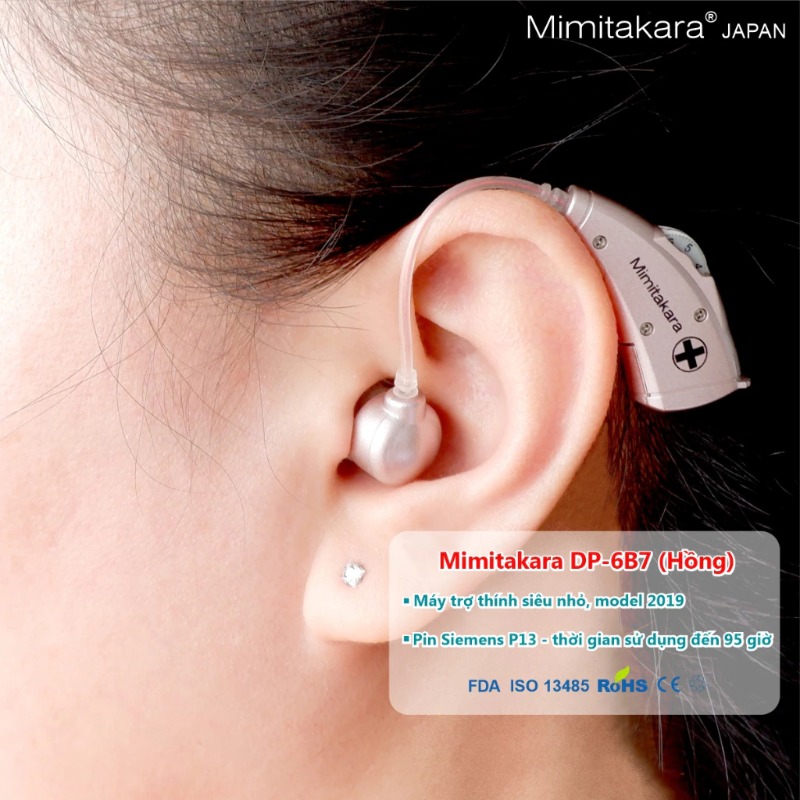 Thiết kế nhỏ gọn của máy trợ thính Mimitakara Model 2019