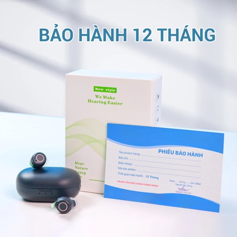 Thiết kế siêu nhỏ gọn của máy trợ thính Beame GM-305 trên bàn tay