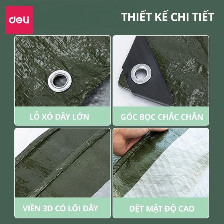 Bạt che nắng mưa dày dặn DELIxVusign