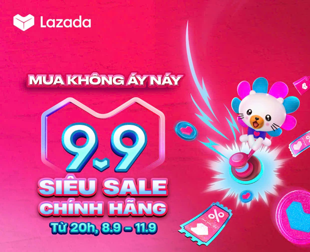 Lazada mua không áy náy - Hãy chọn deal hời 9.9 ngay hôm nay!