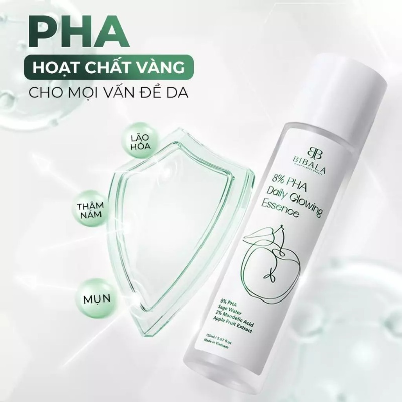 TOP 7 sản phẩm chứa hoạt chất PHA tốt nhất giúp da sáng khỏe