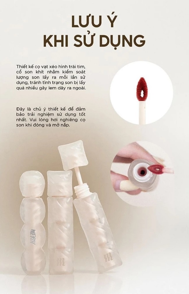 Thành phần son Merzy Puffer Mellow Tint